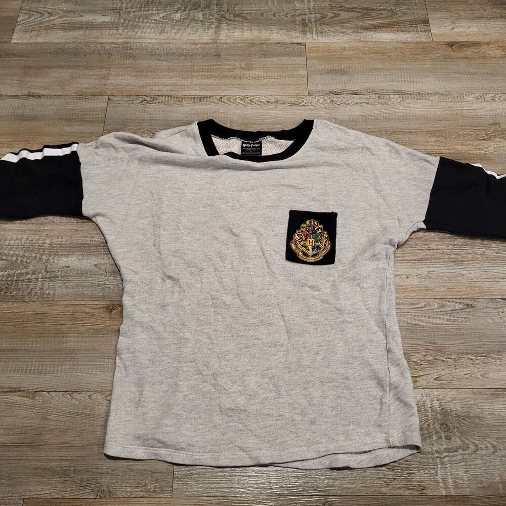 Harry Potter Off Shoulder Long Sleeve Tee Shirt Hogwarts Wizardry Womens Large - Picture 5 of 9